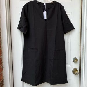⚡️Black Pocket Shift Dress